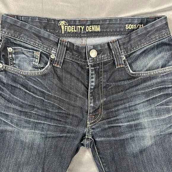 Fidelity Denim SLIM JIM SABBATH RINSE | W31 - Picture 3 of 7